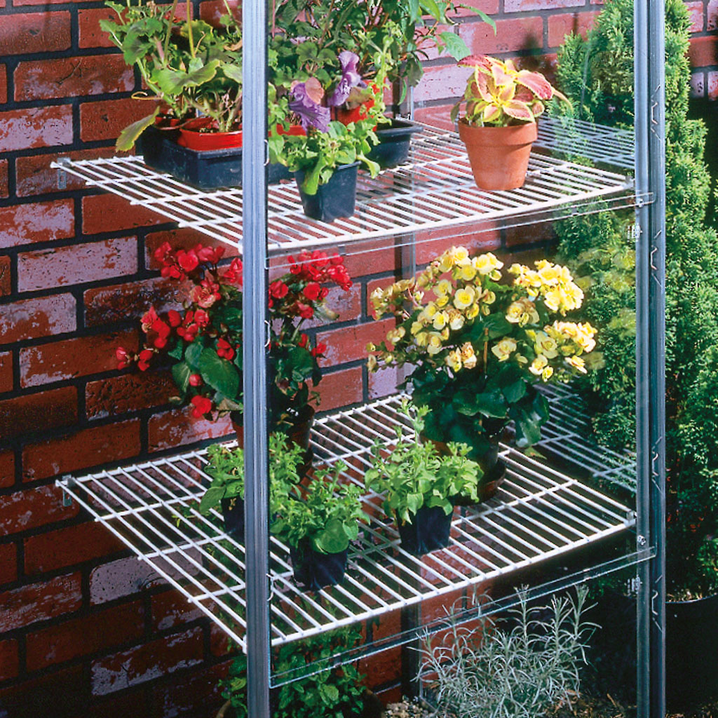 Gamoni.de Ich liebe meinen Garten. Regal-Set für Ida Gewächshaus