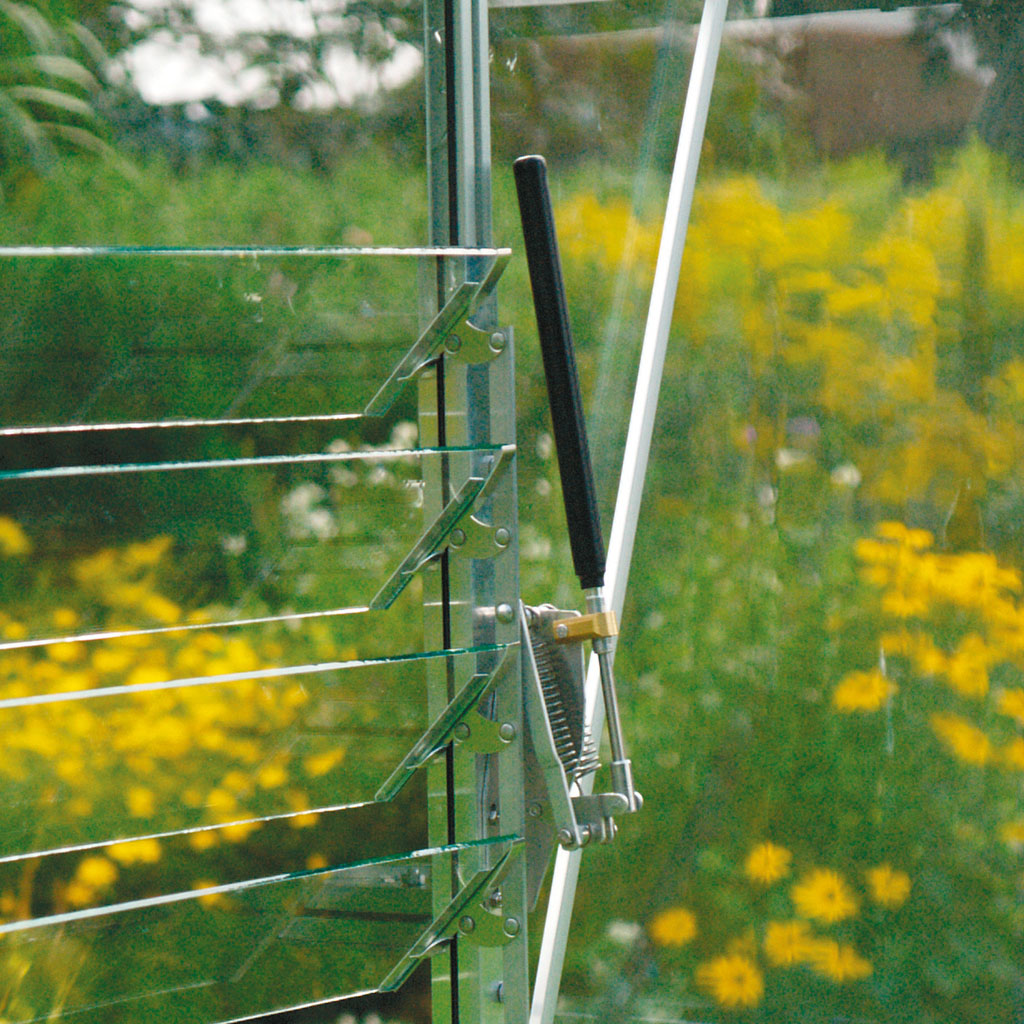 Automatischer Fensteröffner Vitavia Gewächshaus Öffner bis 7 kg alu blank