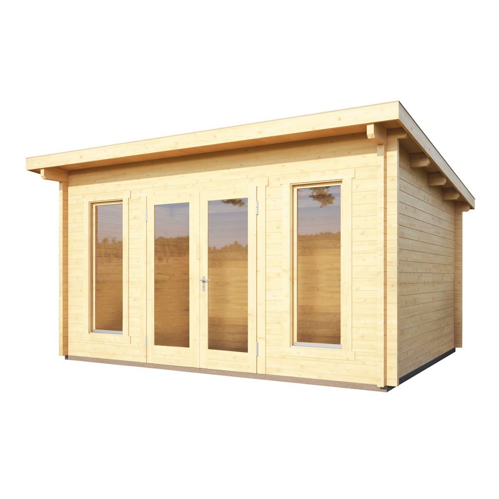 Gamoni De Ich Liebe Meinen Garten 70 Mm Blockbohlenhaus Stavanger 3