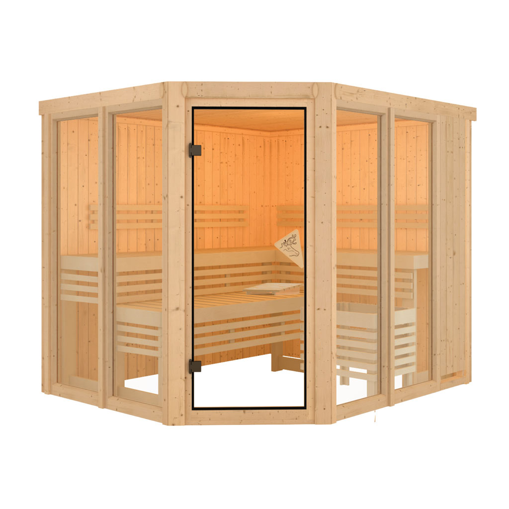 Gamoni De Ich Liebe Meinen Garten Karibu 68 Mm System Sauna Ainur
