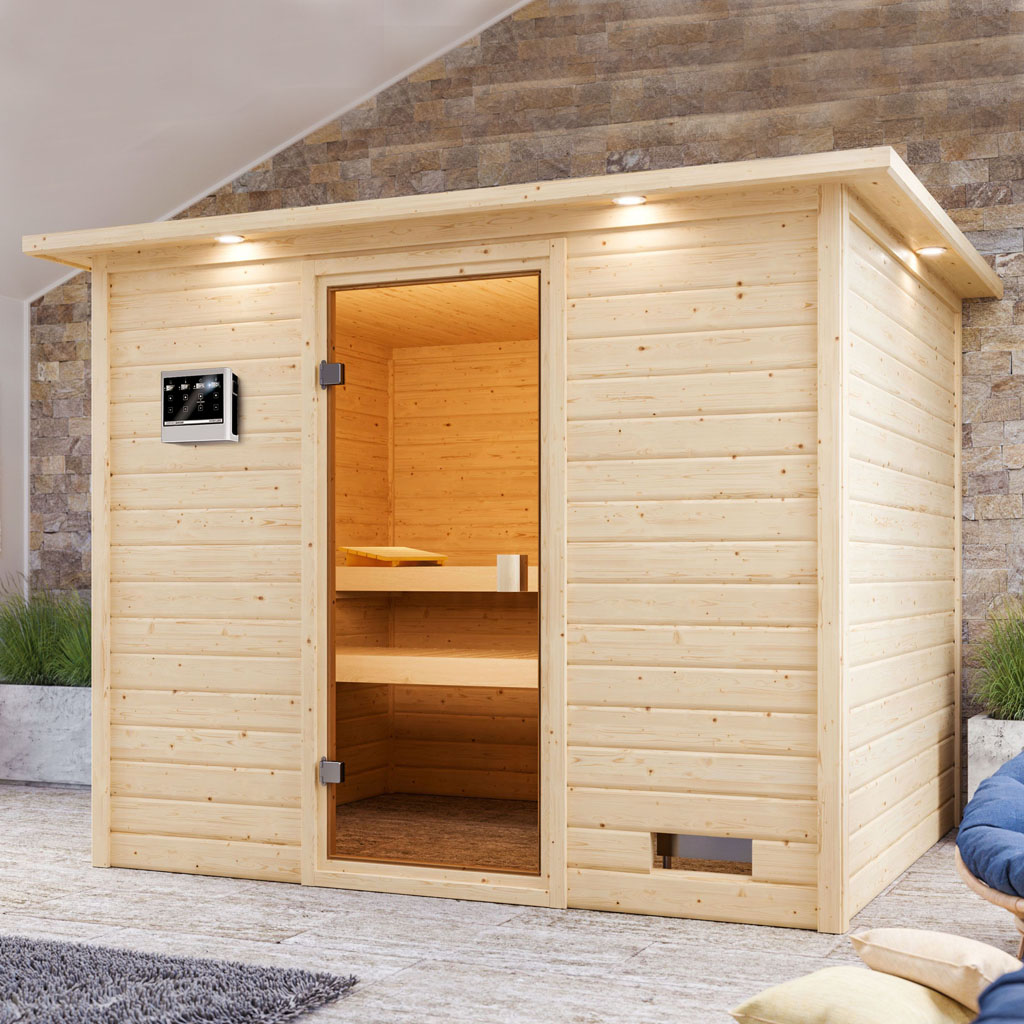 Gamoni De Ich Liebe Meinen Garten Woodgarden 38 Mm Massiv Sauna Katja